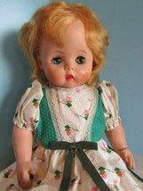 Vintage SOFT TOUCH SKIN  Doll 17&quot;   plastic/ open close eyes - £21.58 GBP
