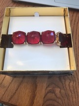 Red Crystal Bracelet In Box fashion Ships N 24h - £11.67 GBP