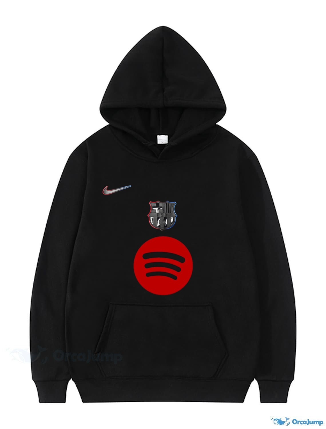 Barcelona Away 2024 Black (UNISEX) Hoodie //FREE SHIPPING