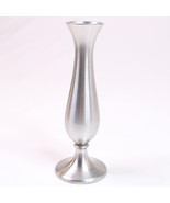 Leonard Pewter Vase Made In Singapore 6.25” Inches In Size Silver In Color - $4.04 CAD