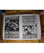 Weezer Jon Spencer Blues Explosion Poster The Concert Black White Proof ... - $8,430.12 MXN