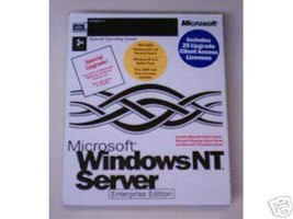 Windows NT Server Enterprise Edition 4.0; Upgrade Only - $179.00