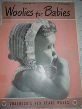 Woolies for Babies Crochet Pattern Book Chadwick’s Red Heart Wools - £4.71 GBP