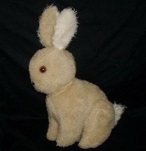 14" Vintage 1978 R Dakin Tan Creme Bunny Rabbit Pillow Pets Stuffed Animal Plush - $33.25