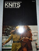 Everything About Sewing Knits From Vogue Patterns 1971 - $3.99