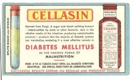 Cellasin blotter Buffalo medicine vintage adbertising ephemera - $260.02 MXN