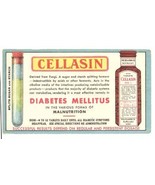 Cellasin blotter Buffalo medicine vintage adbertising ephemera - $259.86 MXN