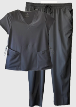 Centro Scrubs Unisex Medical Uniform - Top &amp; Pants Set AV9001 Grey Size ... - £29.70 GBP
