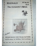 Reginald the Elegant Swan Pattern Leaflet 1960’s - £2.36 GBP