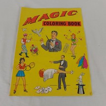 Magic Coloring Book Vintage Enquirer Printing Company Tricks 13.5&quot; x 10.25&quot; FLAW - $24.19