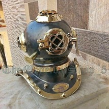 Mark IV Scuba Vintage Brass Deep Vintage U.S Navy Mini Diving Divers Helmet Gift - £56.87 GBP