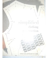 Simplified Clothing Construction United States Department of Agriculture... - £3.92 GBP