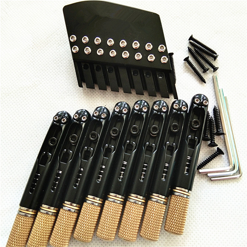 8 Strings Headless Electric Guitar Fan Fretted Bridge stainless steel Nu... - $115.00