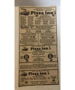 1987 Pizza Inn Restaurant Vintage Print Ad Advertisement  PA1 - $152.29 MXN