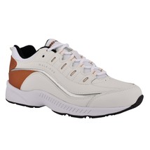 New Easy Spirit White Leather Walking Comfort Sneakers Size 8.WW Extra Wide - £56.97 GBP