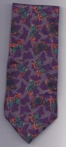 Perry Ellis 100% silk Tie 58" long 3 1/2" wide Butterfiles - $9.85