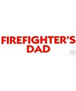 FIREFIGHTER&#39;S DAD Vinyl  DECAL - For a Father&#39;s Day gift,Birthday gift o... - €1,28 EUR