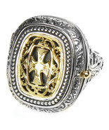 Gerochristo 2601 - Solid Gold &amp; Silver Medieval Byzantine Poison Ring  /... - £615.50 GBP