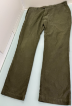 Vineyard Vines Burgee Golf Pants Men&#39;s 40X34 Stretch Wool Blend Green Fl... - $29.67