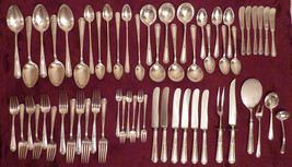 Towle Sterling Silver Louis XIV silverware - setting for 6 (60 pieces) w. mono - £1,882.10 GBP