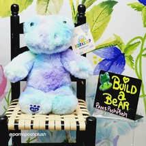 NWT Build A Bear MINI Purple Hoppy Swirl Frog 9&quot; Spring Plush Small Tie Dye - £29.82 GBP