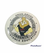 D.A.R.E. Lion Button Pin Vintage Dare To Resist Drugs And Violence Educa... - $127.93 MXN