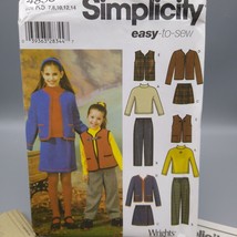 UNCUT Vintage Sewing PATTERN Simplicity 4838, Childrens Easy to Sew 2002 Girls - $20.32