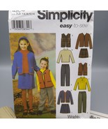 UNCUT Vintage Sewing PATTERN Simplicity 4838, Childrens Easy to Sew 2002... - £16.22 GBP