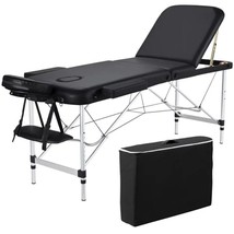 Multi-Purpose 84&quot; 3-Section Portable Massage Table for Spa Treatments - £108.24 GBP