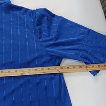 VTG Aimee Of California Pullover Blouse Top Blue Women's XL 3/4 Sleeve Chest 45" image 5