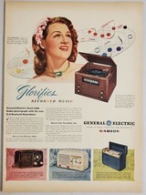 1946 Print Ad General Electric Radio-Phonographs Recording Artist Jo Sta... - £12.04 GBP