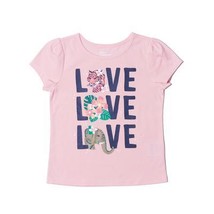 Epic Threads Little Girls Short Sleeve Text T-shirt - Crystal Rose, Size 6X - $8.91