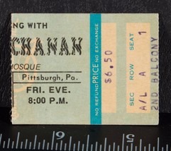 Vintage Roy Buchanan Ticket Stumpf Dezember 19 1975 Pittsburgh Syria Moschee Tob - £40.18 GBP