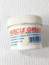 Vintage Penn Reel Muscle Grease 2 oz USA Fishing for gears waterproof won&#39;t run - $22.00