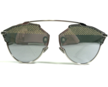 Christian Dior Sunglasses DiorSoRealS 85LDC White Silver Wire Rim 59-13-140 - £116.76 GBP