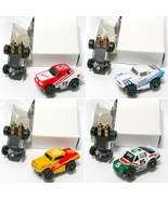 4 Car Boxed Set of 1990 Galoob Micro Machines 1/87th Slot Cars Unused Ve... - $99.99