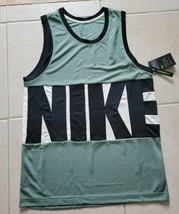 Nike Dri-FIT Starting Five Men&#39;s Basketball Jersey Green Size Medim - $39.00