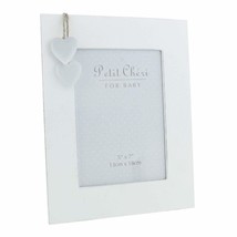 Juliana Petit Cheri Baby Collection 5&quot; X 7&quot; Frame with Hearts - Blue - £8.95 GBP