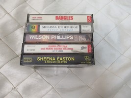 Cassette Tapes Bangles Etheridge Gloria Estefan Wilson Philliips Pop 80s Lot Vtg - £14.16 GBP