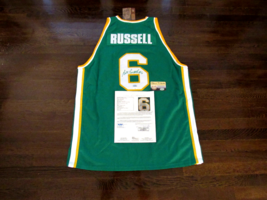 Bill Russell San Francisco Dons Celtics Hof Signed Auto U.S.F. Jersey Jsa Loa - £1,167.76 GBP