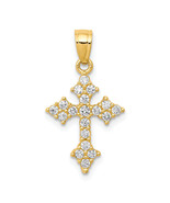 10k CZ Passion Cross Pendant 10C1136 - £80.83 GBP