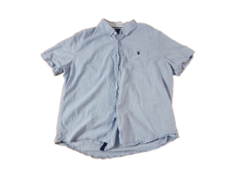 U.S. Polo Assn. Cotton Woven Shirt  XXL Button Down  Stretch Striped - £15.72 GBP
