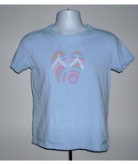 WOMENS LIFE IS GOOD FLIP FLOP T SHIRT SMALL BABY BLUE - £17.95 GBP