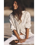 ZARA EMBROIDERED PERFORATED RUBBERIZED SHIRT~~S - M - €30,14 EUR
