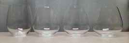 5 Clear Glass Riedel Wine Brandy Stemless Barware Liquor Glasses - $29.69