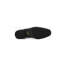 Men's Stacy Adams Aberdeen Moc Toe Saddle Slip On Dressy Shoes Black 20203-001 image 3