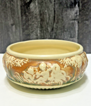 Antique  Roseville Donatello 6.5&quot; Art Pottery Planter Console Bulb Bowl 1915 - £30.07 GBP