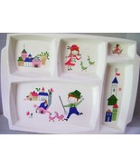 VTG 1983 PECO~CHILD&#39;s DIVIDED RECTANGULAR MELAMINE PLATE~TRAY~SHIN-SAN #... - £9.56 GBP