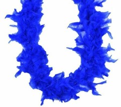 Royal Blue 45 Gm 2 yds Dress Up Costume Chandelle Feather Boa - £7.67 GBP