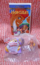 Lot: Hercules &amp; Hydra Mc Donalds Happy Meal Toy (New/Sealed) + VHS Disne... - £21.99 GBP